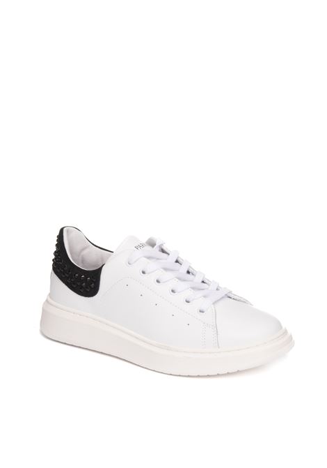 White/black leather sneaker UMA PARKER NEW YORK | 1030124PELLE-BIANCO/NERO